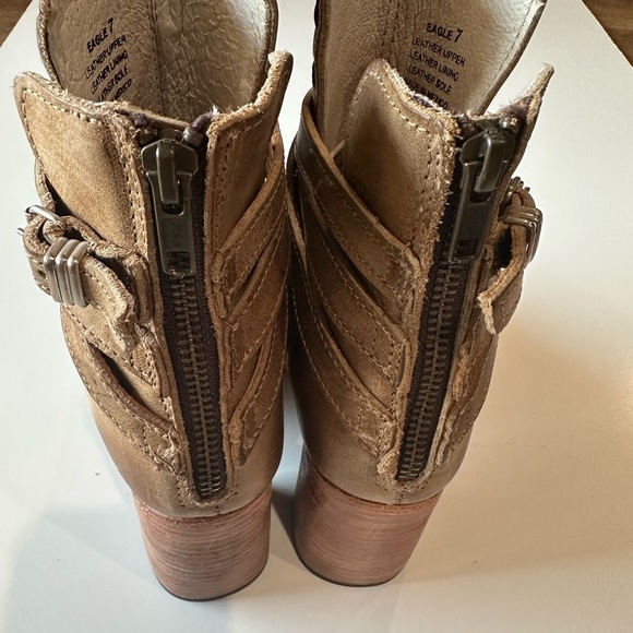 Freebird Eagle Brown Open Toe Ankle Boot size 7 - Picture 11 of 16